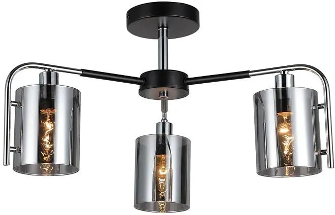 Потолочная люстра Escada 671/3P Chrome Elegant Потолочная люстра Escada 671/3P Chrome Elegant