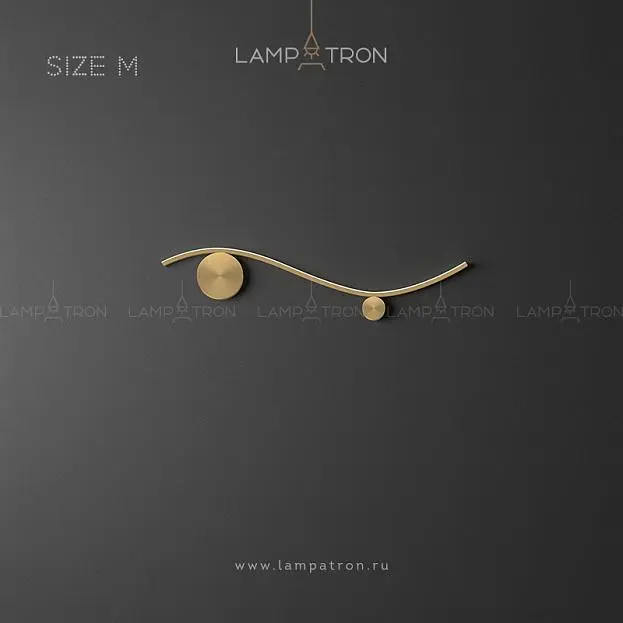 Бра TEMP Размер M. Цвет Латунь Lampatron 5756-15188 Бра TEMP Размер M. Цвет Латунь Lampatron 5756-15188