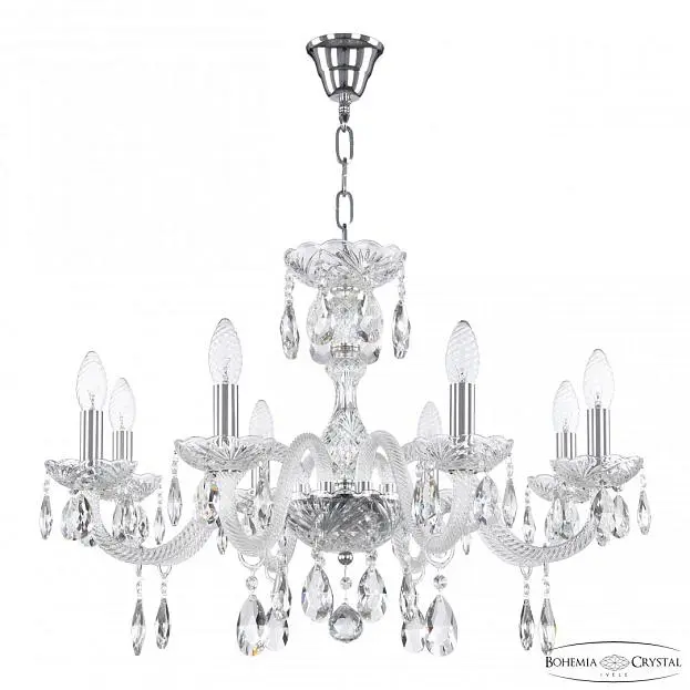 Люстра хрустальная Bohemia Ivele Crystal 117/8/240 Ni Люстра хрустальная Bohemia Ivele Crystal 117/8/240 Ni