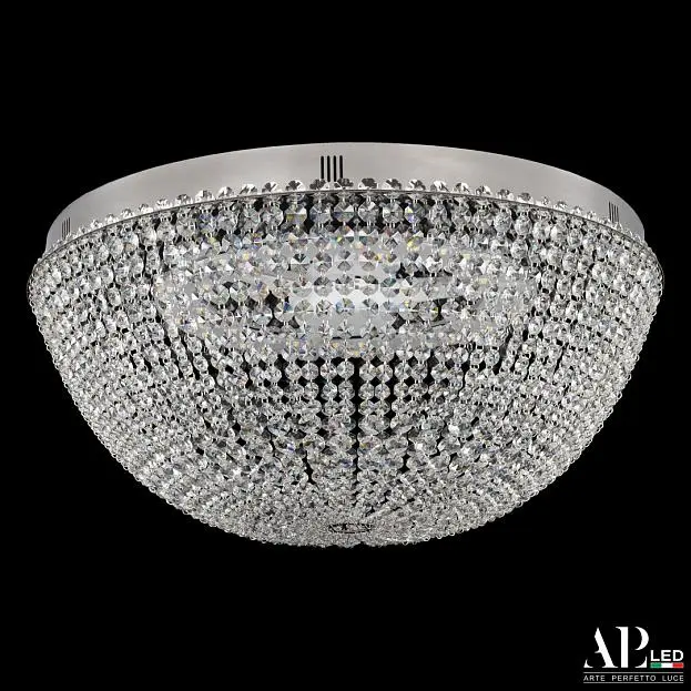 Люстра светодиодная хрустальная с пультом APL LED SH501.2.50.A.LED-DIM.Ni Sicilia Люстра светодиодная хрустальная с пультом APL LED SH501.2.50.A.LED-DIM.Ni Sicilia