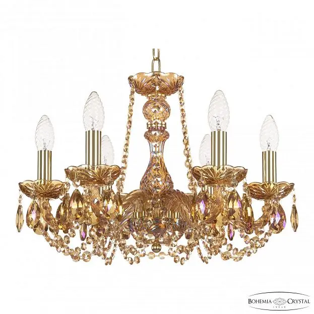 Люстра хрустальная Bohemia Ivele Crystal 119/6/165 G M777 Люстра хрустальная Bohemia Ivele Crystal 119/6/165 G M777