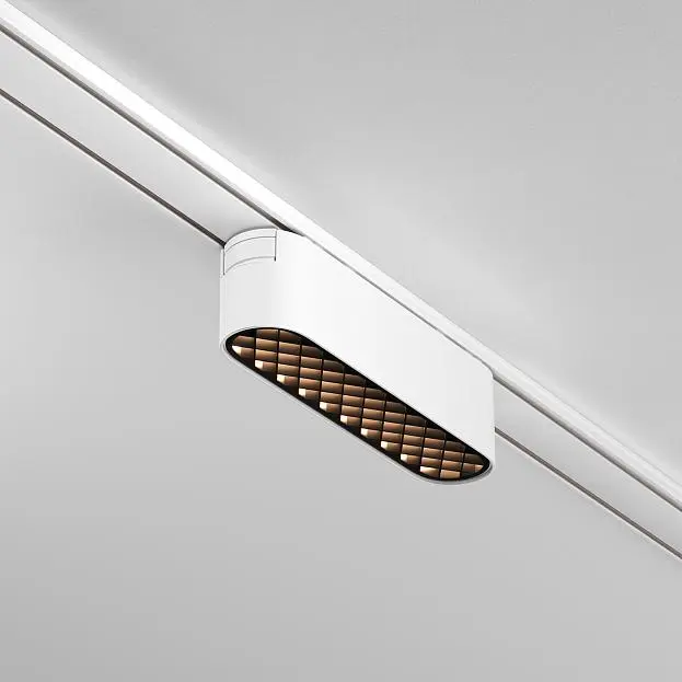 Трековый светильник Maytoni TR084-1-6W4K-W Basis Grid Трековый светильник Maytoni TR084-1-6W4K-W Basis Grid