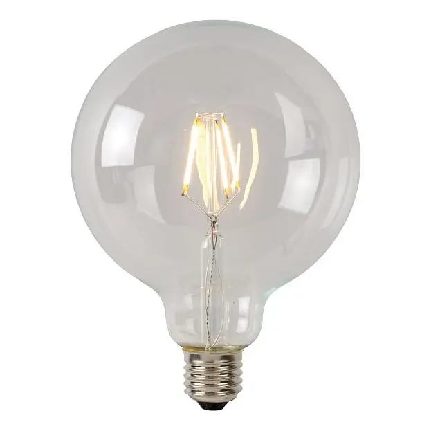Лампа светодиодная диммируемая E27 7W 2700К прозрачная Lucide 49087/07/60 G95 Class B Лампа светодиодная диммируемая E27 7W 2700К прозрачная Lucide 49087/07/60 G95 Class B