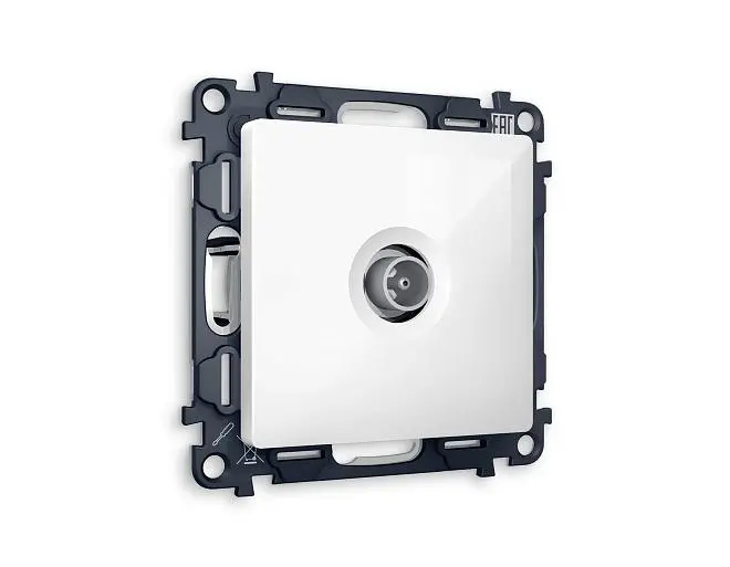 Комплект механизма TV розетки оконечной Ambrella Volt MA113010 QUANT Комплект механизма TV розетки оконечной Ambrella Volt MA113010 QUANT