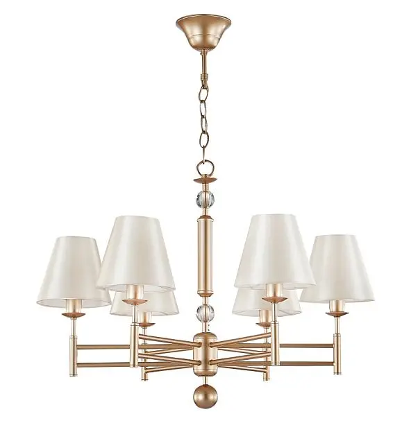 Люстра Crystal Lux FLAVIO SP6 GOLD 0640/306 Люстра Crystal Lux FLAVIO SP6 GOLD 0640/306