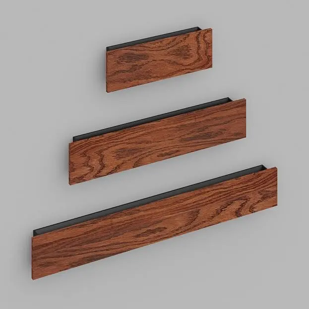Настенный светодиодный светильник Ledron GW-M066-295 Wooden Black Настенный светодиодный светильник Ledron GW-M066-295 Wooden Black