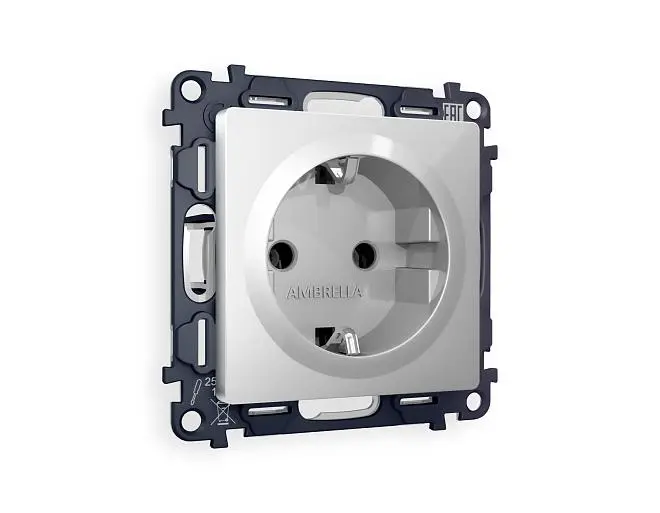 Комплект механизма электрической розетки Ambrella Volt MA406010 QUANT Комплект механизма электрической розетки Ambrella Volt MA406010 QUANT