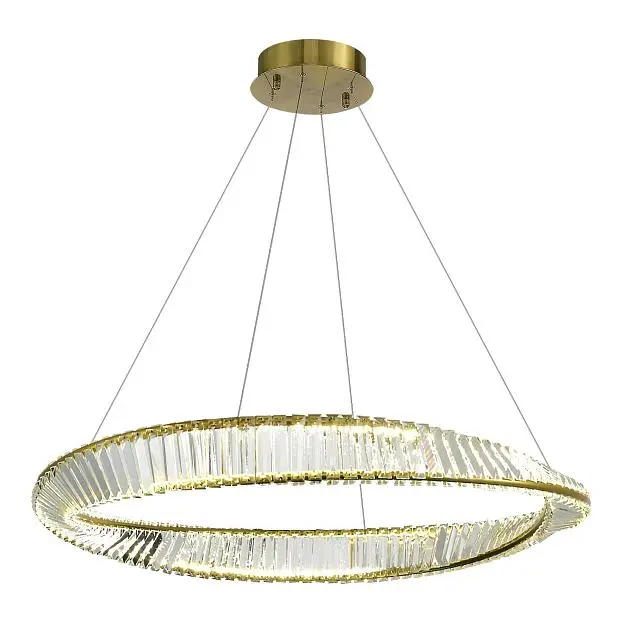 Светильник подвесной Латунь/Прозрачный LED 1*58W 4000K ST-Luce SL6204.321.01 RITORTO Светильник подвесной Латунь/Прозрачный LED 1*58W 4000K ST-Luce SL6204.321.01 RITORTO