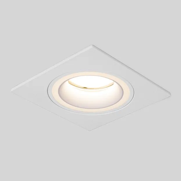 Встраиваемый светильник Elektrostandard 1091/1 MR16 белый Glim S a047721 Встраиваемый светильник Elektrostandard 1091/1 MR16 белый Glim S a047721