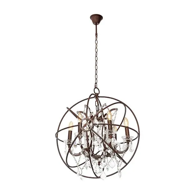 Подвесная люстра Loft IT LOFT1897/6 Foucaults Orb Crystal Подвесная люстра Loft IT LOFT1897/6 Foucaults Orb Crystal