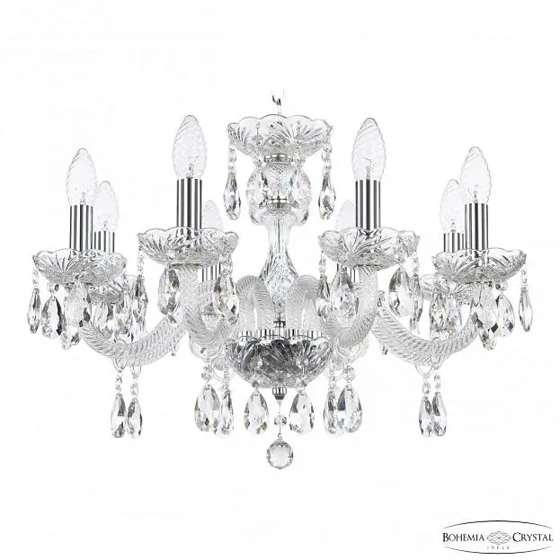 Люстра хрустальная Bohemia Ivele Crystal 117/8/195 Ni Люстра хрустальная Bohemia Ivele Crystal 117/8/195 Ni