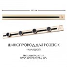 Накладной шинопровод с выключателем 1 м 25A 250V Arte Milano 385201TOB/100 Gold Am