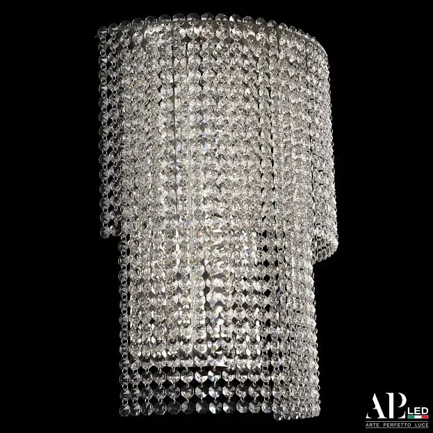 Бра светодиодные хрустальные APL LED SH500.B4.35-45.A.Ni.4000 Sicilia Бра светодиодные хрустальные APL LED SH500.B4.35-45.A.Ni.4000 Sicilia