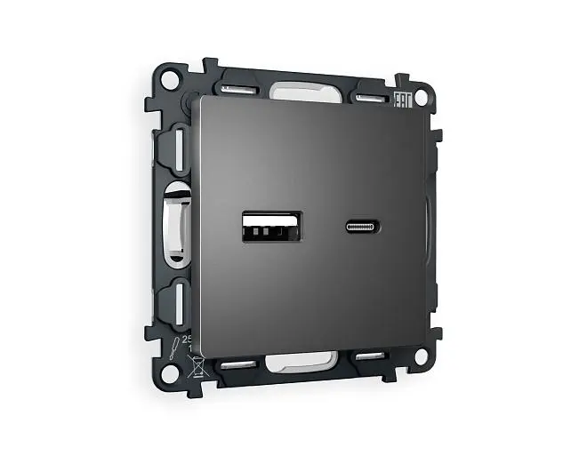 Комплект механизма розетки Ambrella Volt MA661010 QUANT Комплект механизма розетки Ambrella Volt MA661010 QUANT