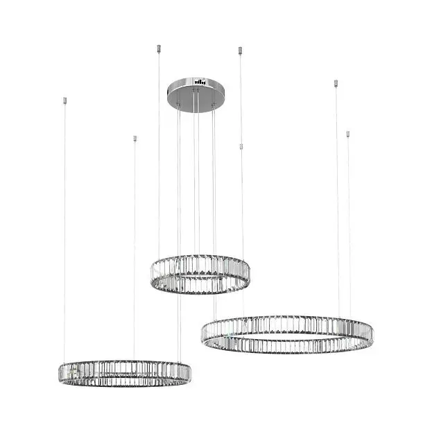 Подвесной светильник Loft IT 10135/3 Chrome Crystal ring Подвесной светильник Loft IT 10135/3 Chrome Crystal ring