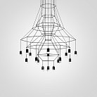 Люстра Via Wireflow Chandelier Polyhedral 0315 Suspension Lamp 75118-22 ImperiumLoft