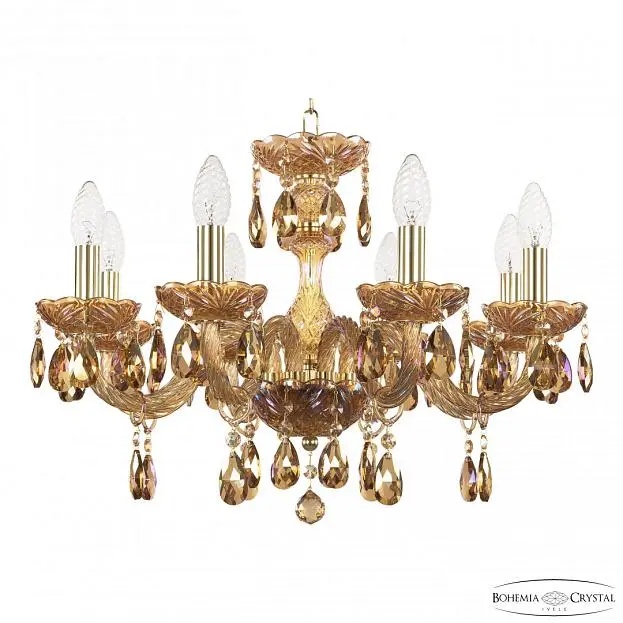 Люстра хрустальная Bohemia Ivele Crystal 117/8/195 G M777 Люстра хрустальная Bohemia Ivele Crystal 117/8/195 G M777