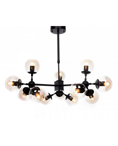 Подвесной светильник Lumina Deco Zodiak LDP 160-12 BK+TEA Подвесной светильник Lumina Deco Zodiak LDP 160-12 BK+TEA