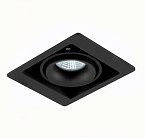 Встраиваемый светильник Donolux DL18615/01WW-SQ Shiny black/Black