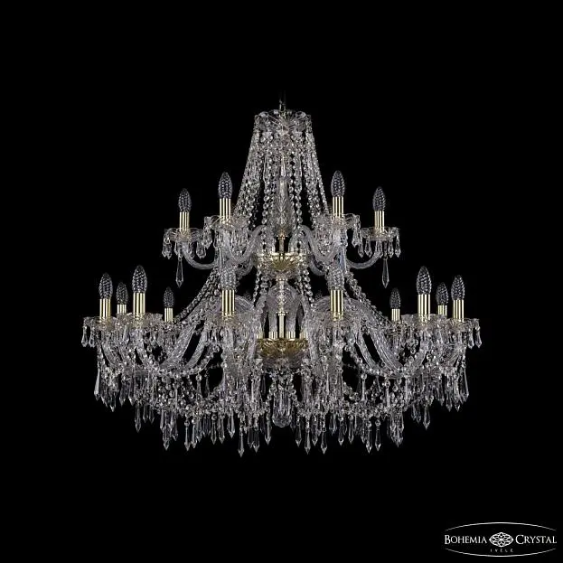 Люстра хрустальная Bohemia Ivele Crystal 1403/12+6/360/2d G Люстра хрустальная Bohemia Ivele Crystal 1403/12+6/360/2d G