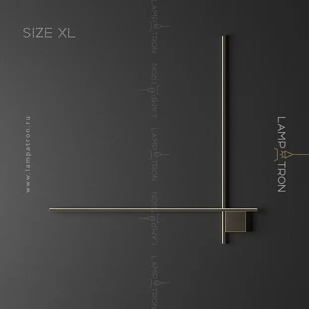 Бра STICH B Размер XL. Цвет Черный Lampatron 6557-17920 Бра STICH B Размер XL. Цвет Черный Lampatron 6557-17920