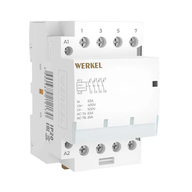 Контактор модульный Werkel W943M63O Контакторы a069478 Контактор модульный Werkel W943M63O Контакторы a069478