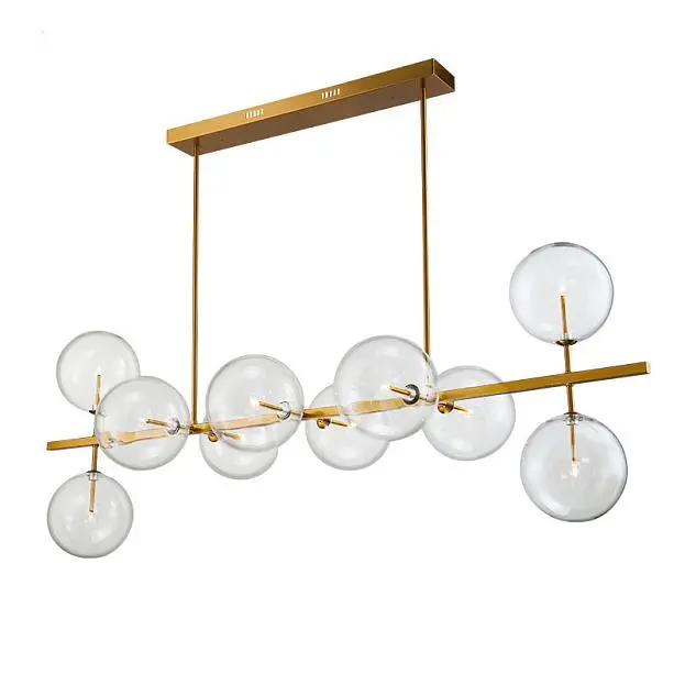 Люстра Delight Collection KG0965P-10L brass Globe Mobile Люстра Delight Collection KG0965P-10L brass Globe Mobile