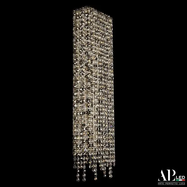 Бра светодиодные хрустальные APL LED SH500.B1.20-70.B.Ni.4000.Clear.801.731 Sicilia Бра светодиодные хрустальные APL LED SH500.B1.20-70.B.Ni.4000.Clear.801.731 Sicilia