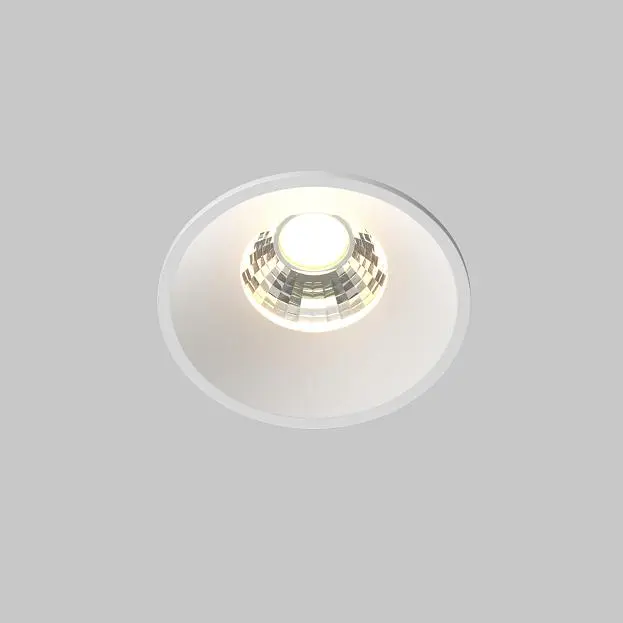 Встраиваемый светильник Maytoni DL058-7W3K-W Round Встраиваемый светильник Maytoni DL058-7W3K-W Round