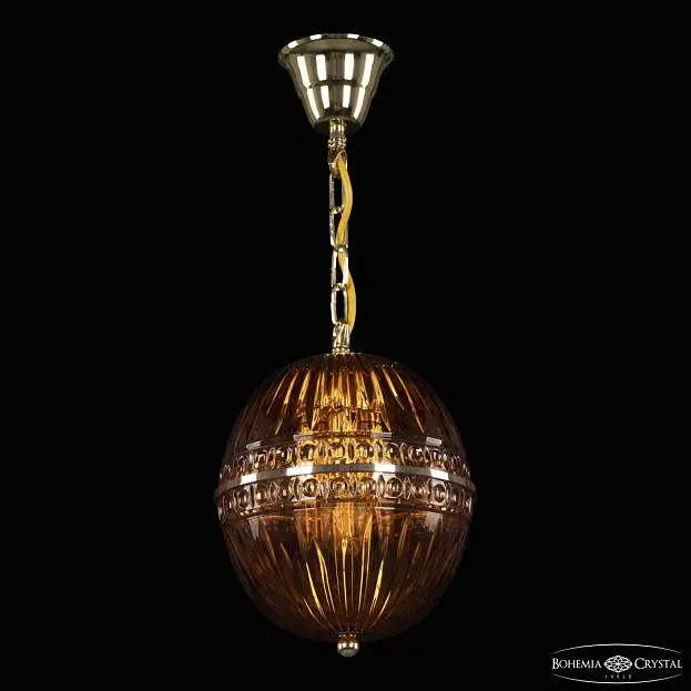 Подвесной светильник бронзовый Bohemia Ivele Crystal 5479/20 G Amber/M-1G Подвесной светильник бронзовый Bohemia Ivele Crystal 5479/20 G Amber/M-1G