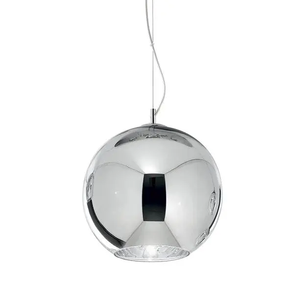 Подвесной светильник Ideal Lux Nemo SP1 D30 Cromo 250335 Подвесной светильник Ideal Lux Nemo SP1 D30 Cromo 250335