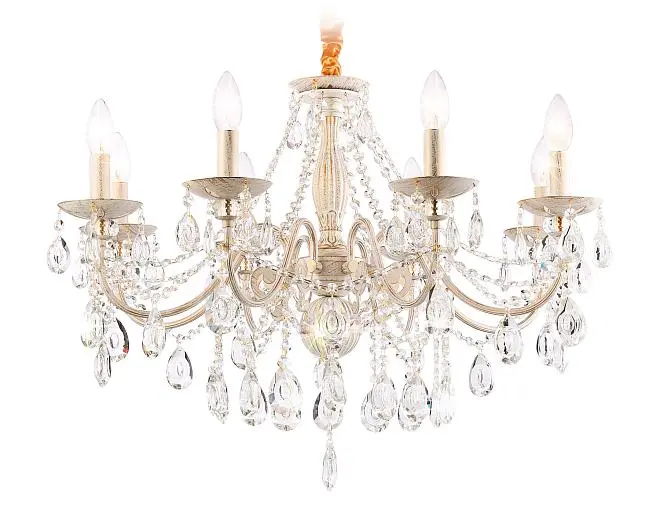 Классическая подвесная люстра с хрусталем Ambrella light TR4945 Traditional Классическая подвесная люстра с хрусталем Ambrella light TR4945 Traditional