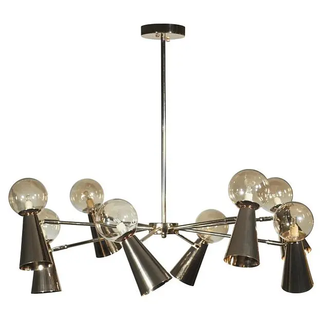 Люстра на штанге Loft IT 10046/8 Gold Halley Люстра на штанге Loft IT 10046/8 Gold Halley