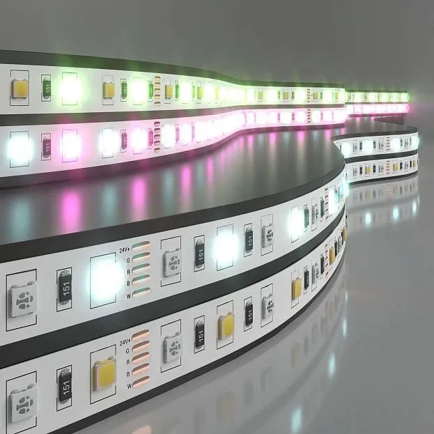 Светодиодная лента Elektrostandard 5050+5050 24V 60Led 14,4W IP20 RGBW a053731 Светодиодная лента Elektrostandard 5050+5050 24V 60Led 14,4W IP20 RGBW a053731