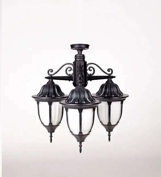 Потолочный светильник уличный Oasis Light 92170A/3 Bl GENUYA Потолочный светильник уличный Oasis Light 92170A/3 Bl GENUYA