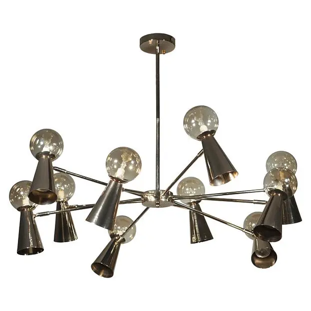 Люстра на штанге Loft IT 10046/10 Gold Halley Люстра на штанге Loft IT 10046/10 Gold Halley