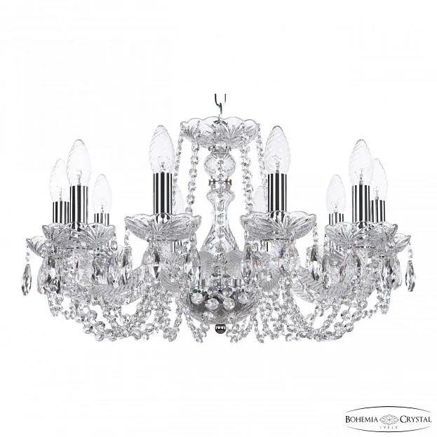 Люстра хрустальная Bohemia Ivele Crystal 119/10/200 Ni Люстра хрустальная Bohemia Ivele Crystal 119/10/200 Ni