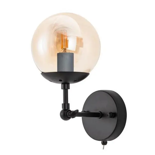 Светильник Настенный Arte Lamp A1664AP-1BK BOLLA Светильник Настенный Arte Lamp A1664AP-1BK BOLLA