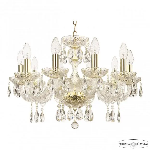 Люстра хрустальная Bohemia Ivele Crystal 117/10/195 G Люстра хрустальная Bohemia Ivele Crystal 117/10/195 G