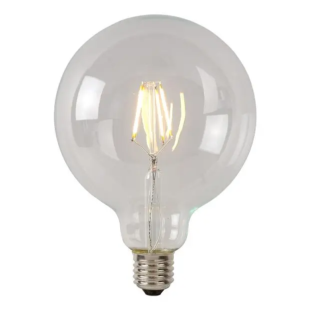 Лампа светодиодная диммируемая E27 7W 2700К прозрачная Lucide 49088/07/60 G125 Class B Лампа светодиодная диммируемая E27 7W 2700К прозрачная Lucide 49088/07/60 G125 Class B