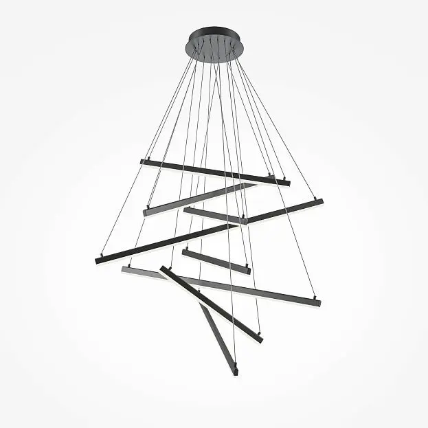 Подвесной светильник Maytoni MOD016PL-L96BK Line Подвесной светильник Maytoni MOD016PL-L96BK Line