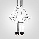 Подвесной Светильник Via Wireflow Polyhedral 0307 Pendan Light 84532-22 ImperiumLoft