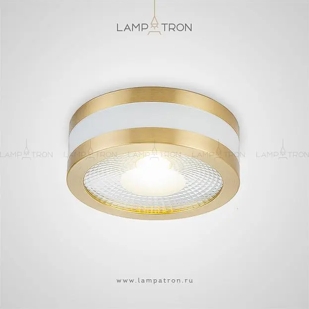 Точечный свет MEUD Размер L. Цвет Белый + Латунь. 7W Lampatron 5102-13060 Точечный свет MEUD Размер L. Цвет Белый + Латунь. 7W Lampatron 5102-13060