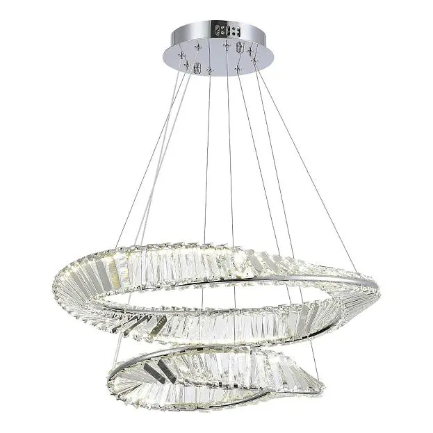 Светильник подвесной Хром/Прозрачный LED 1*52W 4000K ST-Luce SL6204.101.02 RITORTO Светильник подвесной Хром/Прозрачный LED 1*52W 4000K ST-Luce SL6204.101.02 RITORTO