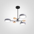 Люстра На Штанге Meade 4 Lamps Grey 151685-26 ImperiumLoft