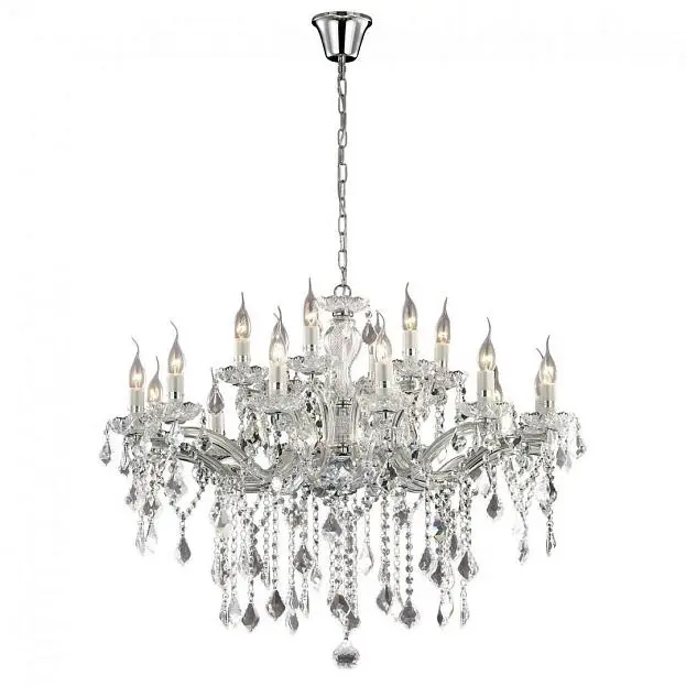 Подвесная люстра Ideal Lux 075150 FLORIAN SP18 CROMO Подвесная люстра Ideal Lux 075150 FLORIAN SP18 CROMO