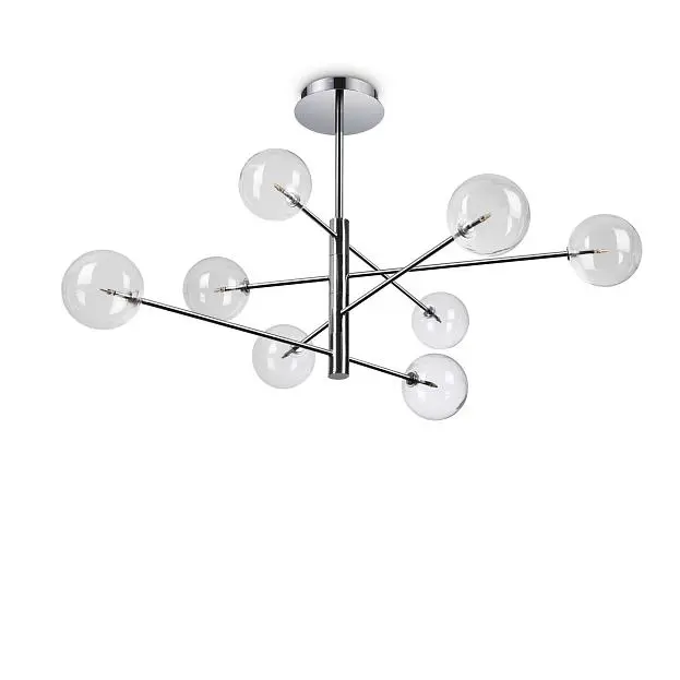 Потолочная люстра Ideal Lux 275178 EQUINOXE SP8 CROMO Потолочная люстра Ideal Lux 275178 EQUINOXE SP8 CROMO