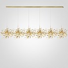 Люстра Tezani Argent Suspension Linear Gold 6L 210 177956-22 ImperiumLoft