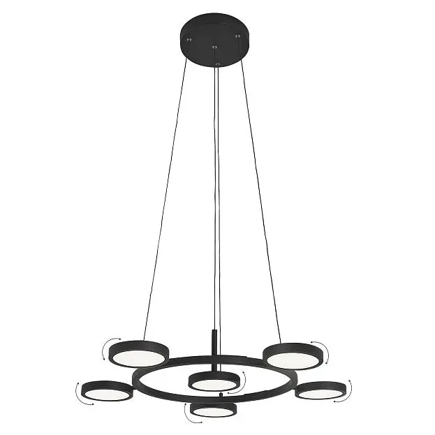 Подвесная люстра Crystal Lux CLT 027C6 D700 BL Подвесная люстра Crystal Lux CLT 027C6 D700 BL