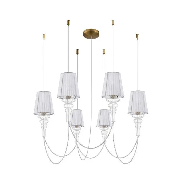 Подвес Donolux DL20751S6WBrClear Cascata Подвес Donolux DL20751S6WBrClear Cascata